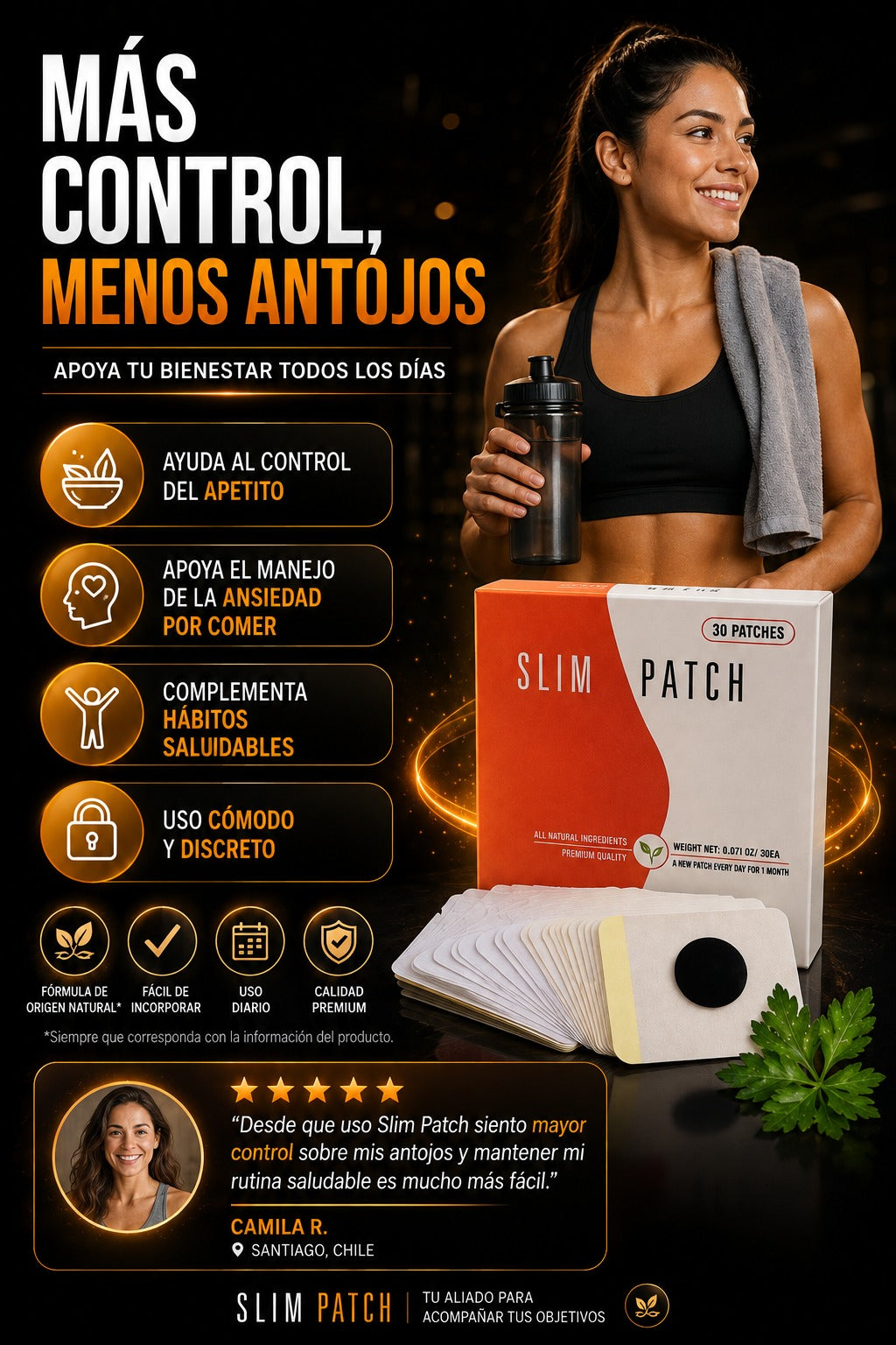 SLIM PATCH - PARCHE ADELGAZANTE 30 UNIDADES
